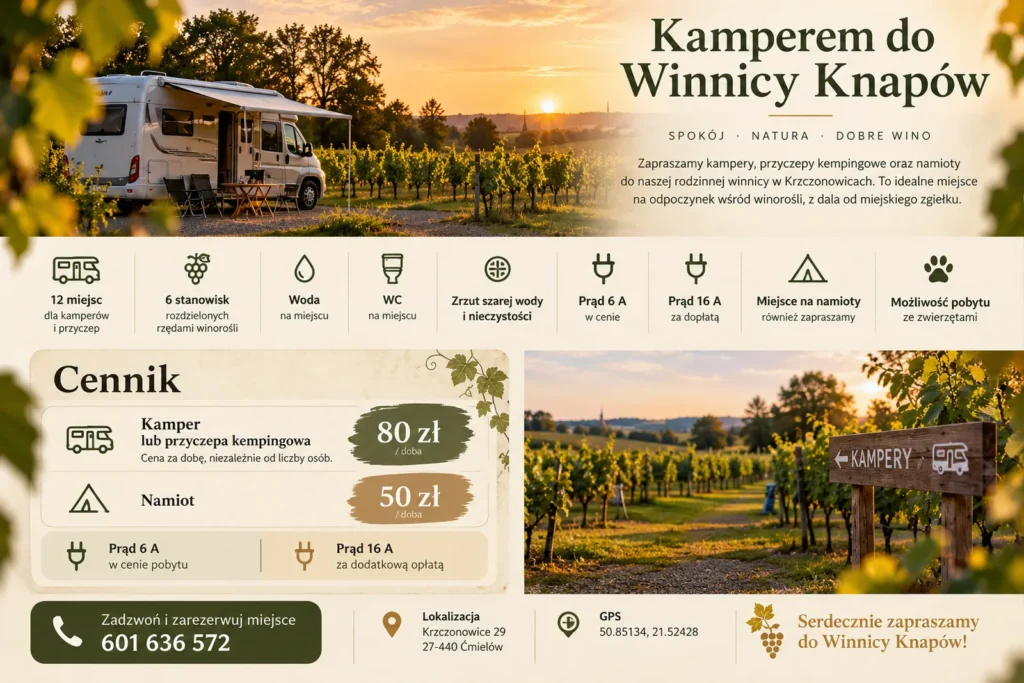Kamper-Namiot-Przyczepa-Swietokrzyska-Winnica-Knapow
